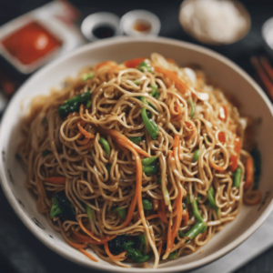 Cantonese-Style Veggie Chow Mein