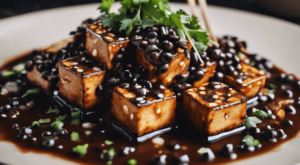 Crispy Tofu in Black Bean Sauce