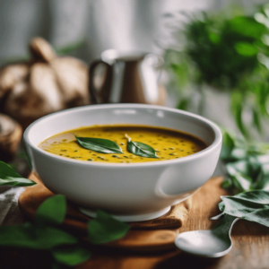 Lentil-Coconut Soup with Curry Leaves