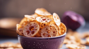 Lotus Root Chips with Plum Salt