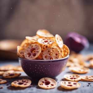 Lotus Root Chips with Plum Salt