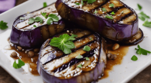 Tamarind Glazed Eggplant Steaks