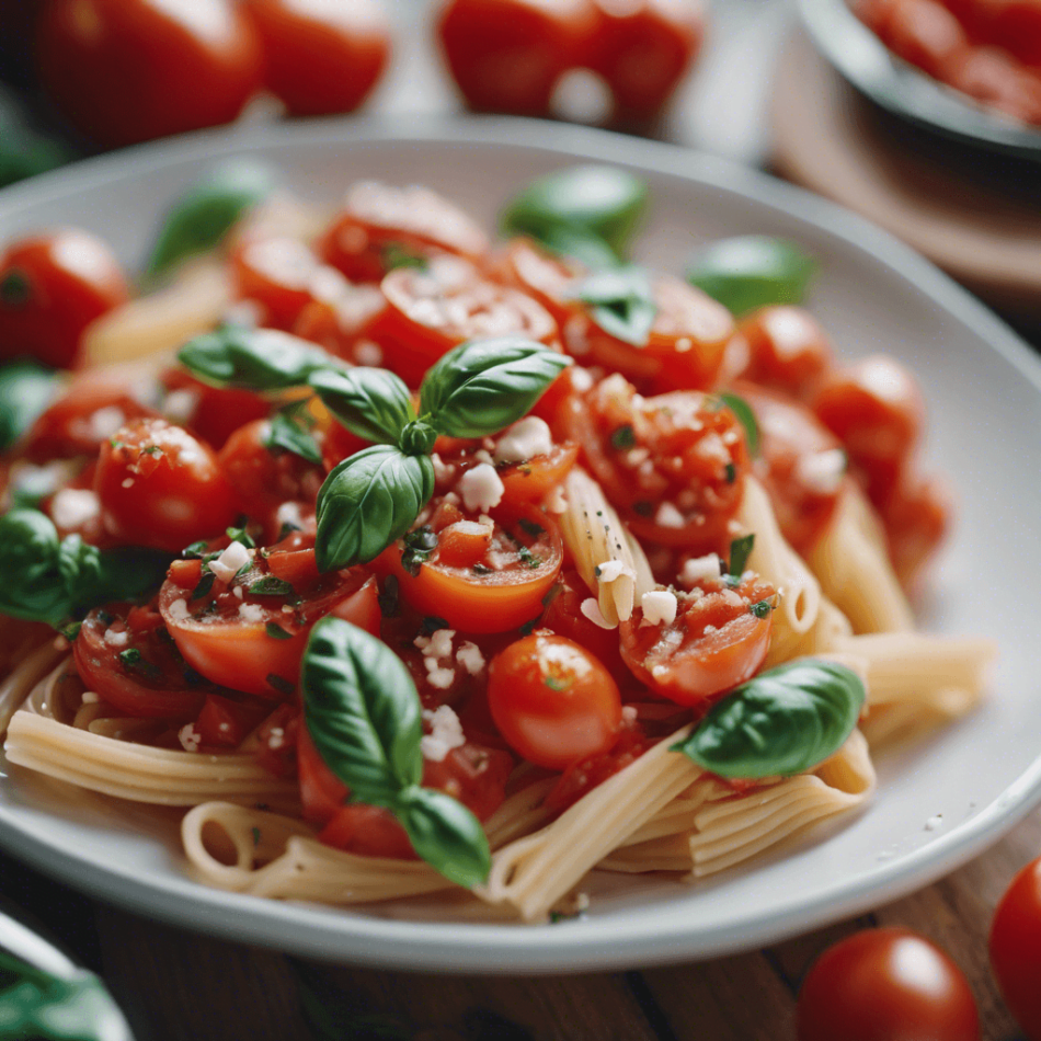 Tomato Basil Bruschetta Pasta